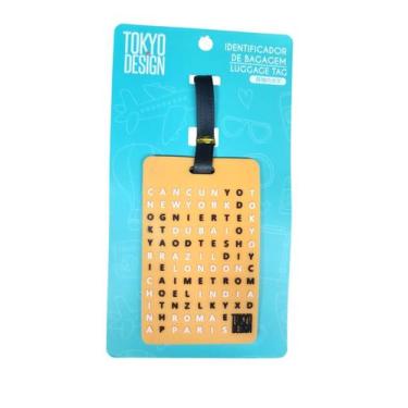 Imagem de Etiqueta Identificadora De Bagagem Silicone P/ Mala Viagem - D Present