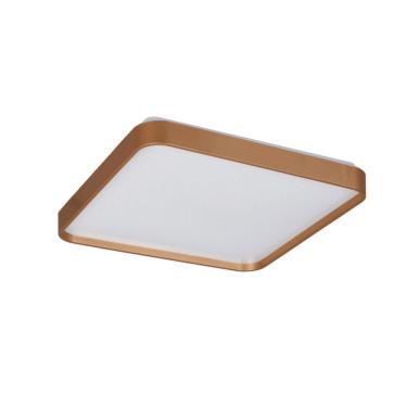 Imagem de Plafon Sobrepor Dourado e Branco 38cm Led 30W 3 em 1 Bivolt LA1031 Delis