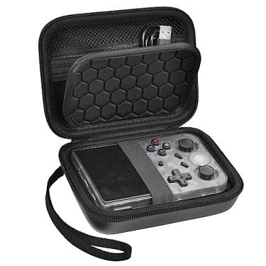 Imagem de PAIYULE Estojo De Viagem Compatível Com Console De Jogos Portátil Retrô Rg353V / Rg35Xx / Rg353Vs / R36S, Organizador De Suporte De Armazenamento De Emulador Portátil, Bolsa De Transporte Para Console