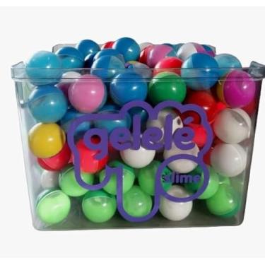Imagem de Kit 30 Geleca Slime, Colorida Cores Sortidas, Bolinhas, Lembrancinha Infantil