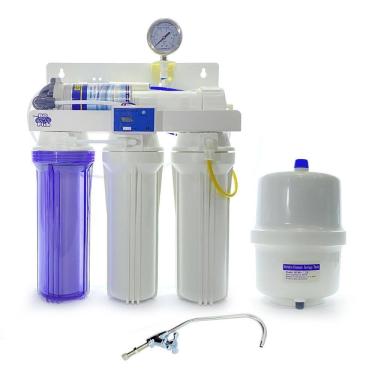 Imagem de Filtro Osmose Reversa Automatizado Completo Tds E Manômetro
