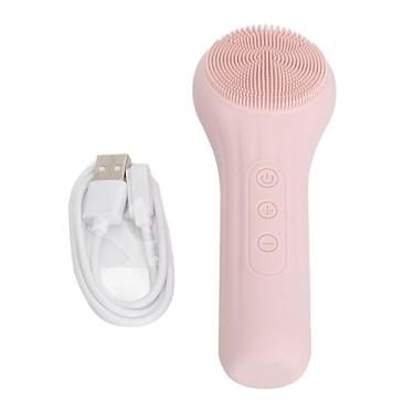 Imagem de Vomeko Silicone Face Scrubber, Escova de Limpeza Facial Elétrica, Vibração Aquecimento W aterproof Facial Escova de Limpeza Profunda, para Esfoliante, Limpeza Profunda, e Massagem