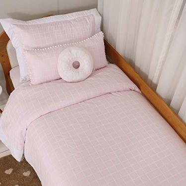 Imagem de Kit Cama Solteiro 3 Peças Boston Rosa (Colchão 1, 88 x 0, 88), Biramar Baby, Rosa