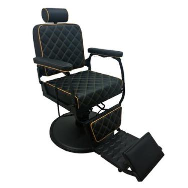 Imagem de Cadeira De Barbeiro Encosto Reclinável Lotus - CC&S