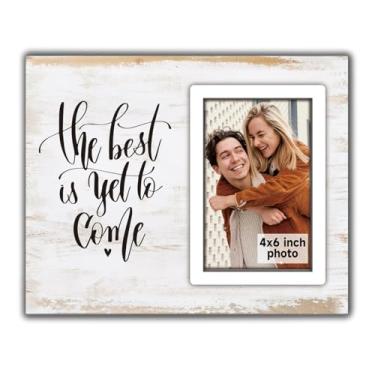 Imagem de SZ-PengXin Presentes de noivado para casais recém-noivos, presente de noivado para mulheres, presente de festa de noivado feliz, porta-retrato personalizado, o melhor porta-retratos está por vir