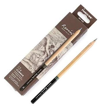 Imagem de Lápis de desenho com lápis, suprimentos de arte, 12 peças, nível de artista, 7B