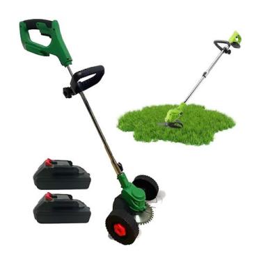 Imagem de Cortador De Gramas Elétrico Tira Capim Faz Poda Recarregável 24v Roçad