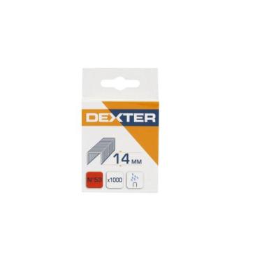 Imagem de Grampo Para Grampeador De 14mm Caixa Com 1000 Grampos Dexter
