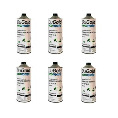 Imagem de Kit 6un Fluido Gás Refrigerante Dugold Ecomate Formiato Metila 1kg ONU1243