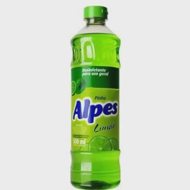 Imagem de Desinfetante Liq Pinho Alpes 500ml Limao
