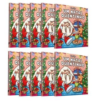 Imagem de Kit 10 livros: um natal quentinho - o livro de colorir fofo e aconcheg