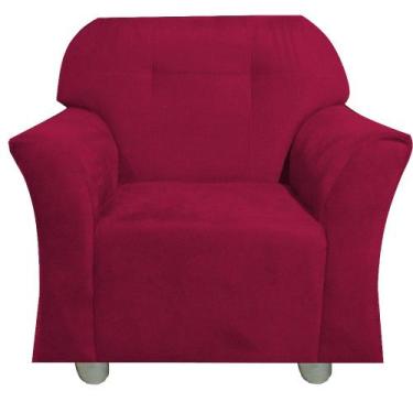 Imagem de Sofá Infantil Poltrona Criança Jolie - Silverio Decor, VERMELHO
