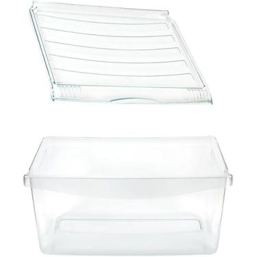 Imagem de Conjunto De Tampa De Geladeira + Gaveta De Legumes