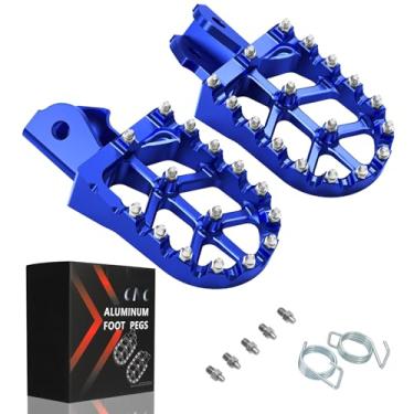 Imagem de JFG RACING Sur Ron Pegs com molas, CNC 7075 Surron Pedal Pedal Pedal para Descanso de Pés para Bicicleta Elétrica Surron/Sur Ron X/Sur Ron S/X160/X260 - Azul