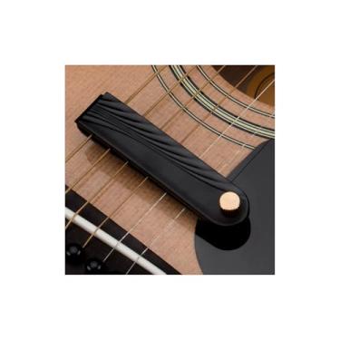 Imagem de Surdina Velvet para Violão e Guitarra, Silenciador de Cordas, Preto