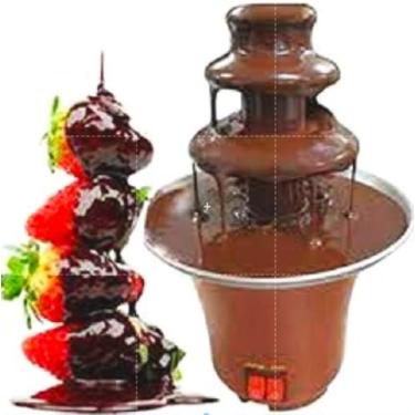 Imagem de Founde Cachoeira Cascata De Chocolate Torre 110V de Chocolate Derretid