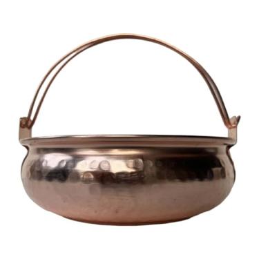 Imagem de Ｂｅｓｇａ Pote de indução, panela de panela de macarrão ramen coreano, utensílios de cozinha de panela de cobre doméstico, cozinha de panela quente para sopa de