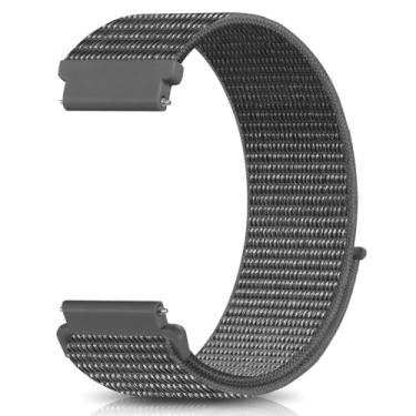 Imagem de Pulseiras de nylon de 20 mm compatíveis com Garmin Venu Sq 2, pulseira macia de liberação rápida, respirável para tênis Vivoactive 5/6/3/3, Venu Sq/Sq Music/2 Plus, Forerunner 645/55/165/158/245