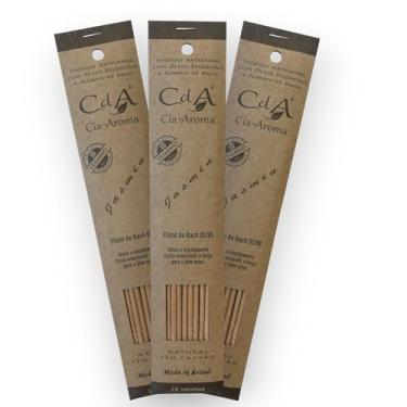 Imagem de Kit com 3 Incensos Naturais e Artesanais Vareta Jasmin CDA