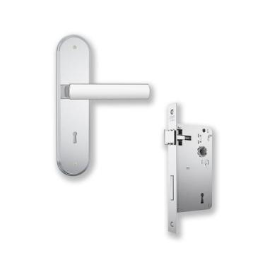 Imagem de Fechadura stam 55mm cromada 1600/35, INTERNA