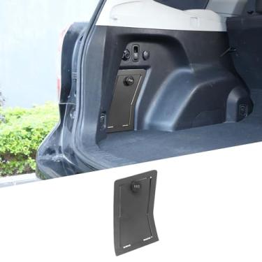 Imagem de Painel de cofre de armazenamento de porta-malas de carro compatível com Subaru Forester 2013-2018, painel traseiro esquerdo de alumínio, porta-malas, acessórios de armazenamento ocultos