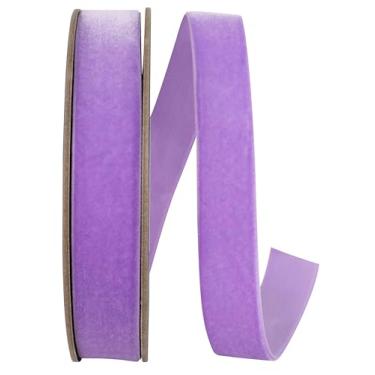 Imagem de Reliant Ribbon Fita de veludo com borda tecida, orquídea