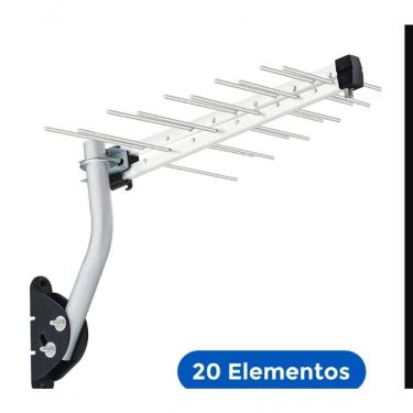 Imagem de Antena Externa Aquário Log Para Tv 20 Elementos - Lu-20 Plus