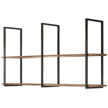 Imagem de Prateleira Teto E Parede Estilo Industrial Aurum Demol Preto Dhom Demolicao Preto