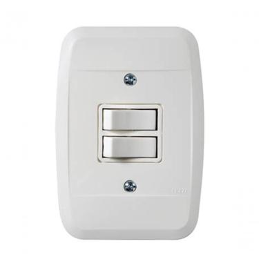 Imagem de Interruptor Embutir Simples 2 T.s Branca 42100 - Pezzi
