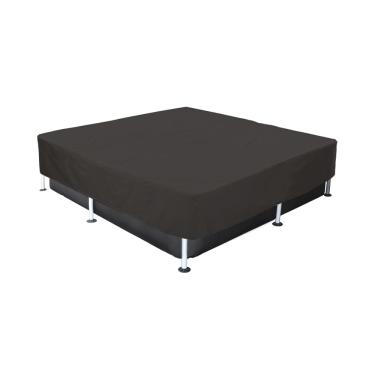 Imagem de StorMaster Cobertura De Piscina Quadrada 7 Pés Para Estrutura Metal Acima Do Solo, À Prova D'Água Resistente X Com