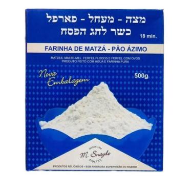 Imagem de Farinha De Matzá Pão Ázimo Kosher Rabino M. Snayde 500G
