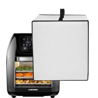 Imagem de CouldyCasi Capa Para Fritadeira A Ar Couldycasi, Resistente Ao Calor, À Prova D'Água E De Poeira, Compatível Com Chefman, Multifuncional Digital, Tamanho Família, 10L (Cinza)