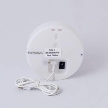 Imagem de Mini Luminária LED Redonda O Justiceiro USB Marvel