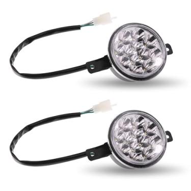 Imagem de PRO BAT Farol Dianteiro De Led 12V 3Wrie Para Quadriciclo 110Cc 125Cc 150Cc 200Cc 250Cc Taotao Coolster Gokart Buggy Pacote Com 2