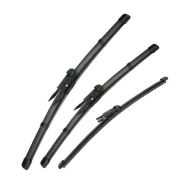 Imagem de Kit com 3 Palhetas Limpador para-brisa Dianteiras e Traseira para,Palheta do Limpador de Para-brisa Premium para Todas as Estações para Mercedes-Benz Vito Viano W639 2011-2014, Top Lock