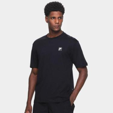 Imagem de Camiseta Fila Comfort Classic Masculina, Preto, G