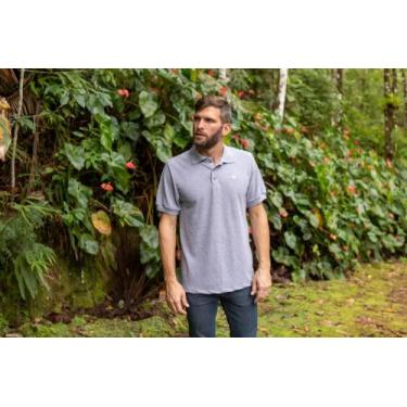 Imagem de Camisa gola polo masculina mescla - Patchuli confecções Ltda 