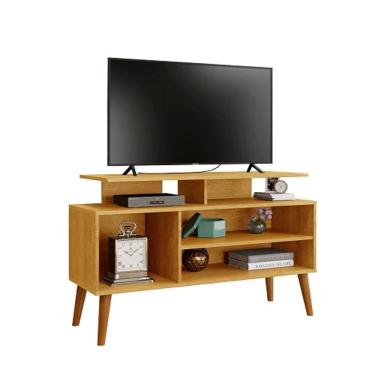 Imagem de Rack Lyon 1.1 Naturalle/Off White – Carmolar Móveis