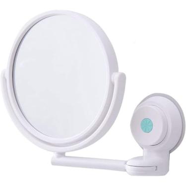 Imagem de Espelho De Parede Paste Sucker, Vity Mirror Com Giro De 360 Graus, Espelho De Quarto Extensível, Espelho De Barbear