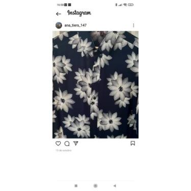 Imagem de Camisa estampada em viscose masculina