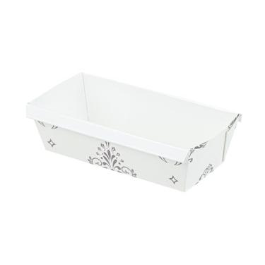 Imagem de Restaurantware Assadeiras de papel floral vintage bege 100 unidades, 368 g, à prova de gordura, prontas para forno, com design floral para restaurantes, padarias, cafés e uso doméstico.