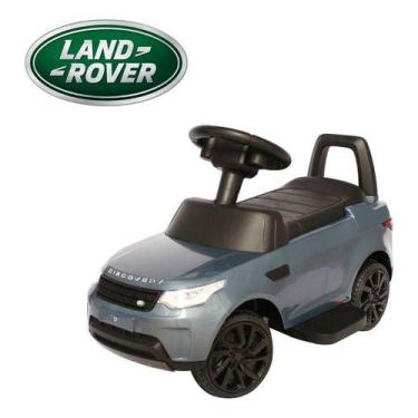 Imagem de Mini Carro Elétrico Infantil Criança Land Rover Discovery Prata Bateri
