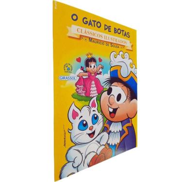 Imagem de O Gato de Botas Coleção Clássicos Ilustrados Turma da Mônica Mauricio de Sousa