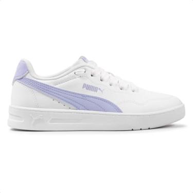 Imagem de Tênis Puma Court Lally Feminino (Branco/Lilas, BR, Adulto, Numérico, 35)