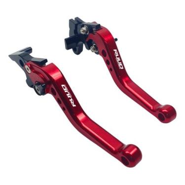 Imagem de Manete Esportivo Pro Ruud Yes 125 Intruder 125 Gsr 125 150i, Vermelho