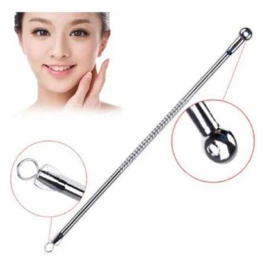 Imagem de Removedor Profissional Acne Espinha Cravo Extrator Inox Beleza Limpeza