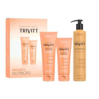 Imagem de Kit Home Care Nutrição Capilar + Cauterização  Trivitt - Itallian Hair