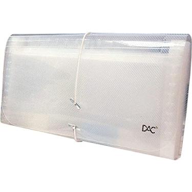 Imagem de Porta Cheques Economico 12Divisões Unitario, Dac, Porta Cheques Economico 12Divisões Unitario 6080Pp-Tr, Transparente, 6080Pp-Tr