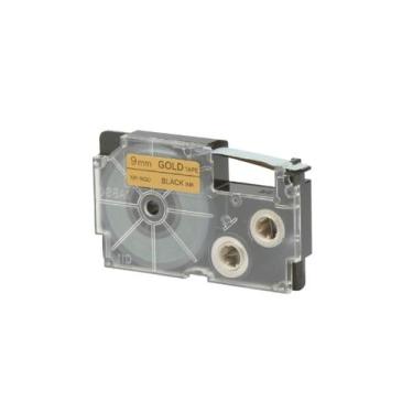 Imagem de Fita Compatível Casio XR-9GD Dourada Letra Preta 9mm - Genérica Casio