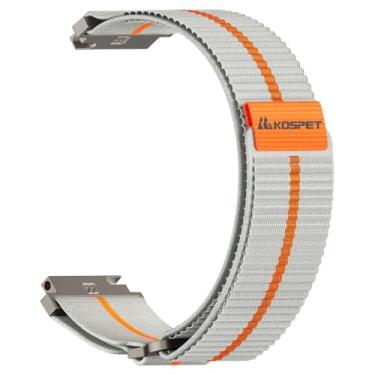 Imagem de KOSPET Pulseira trançada de 22 mm para relógio inteligente Magic P10 R10 (cinza)